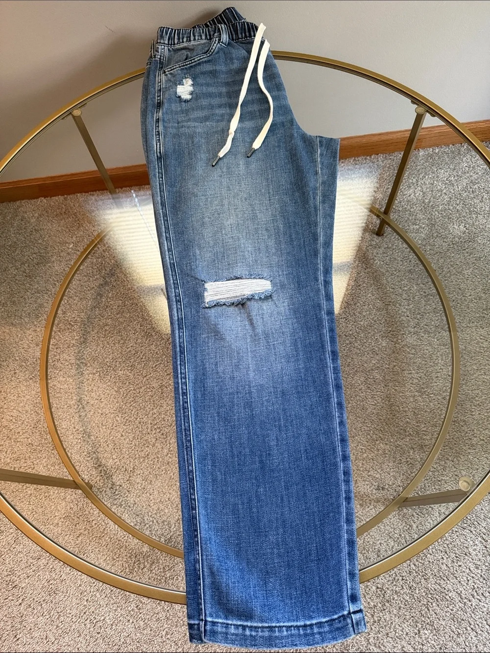 Aerie Drawstring Jeans Size M